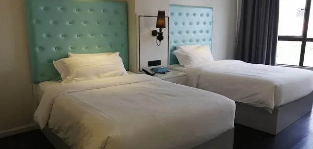 غرفة بزنس بسريرين مزدوجين بإطلالة على المدينة، Xana Lite Hotel (Guangzhou Dongxiaonan Metro Station Shixi) 8/10