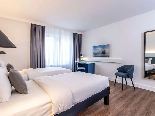 غرفة قياسية بسرير كوين، Ibis Styles Hamburg Alster City 3/10