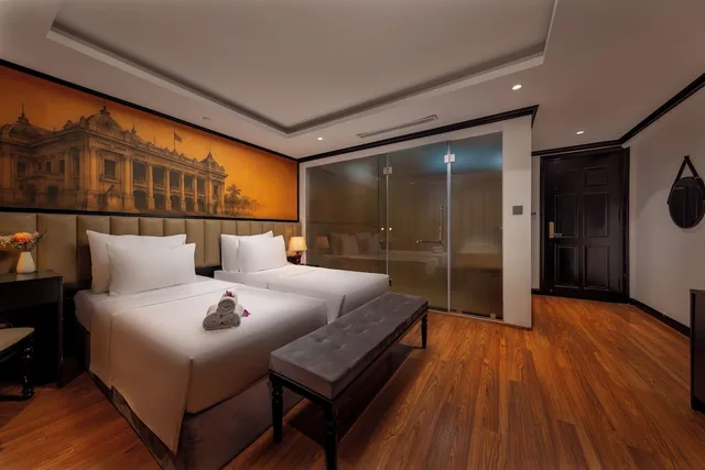 غرفة ديلوكس بسرير مزدوج أو سريرين منفصلين، HANOI HM BOUTIQUE HOTEL 2/8