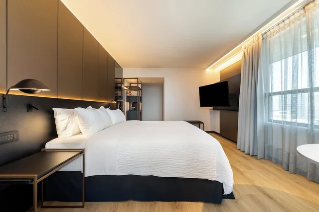 Standard, King Bed, Mountain View, Bath and Shower، Holiday Inn Express Santiago Las Condes Former Holiday Inn Express Santiago el Golf 2/5