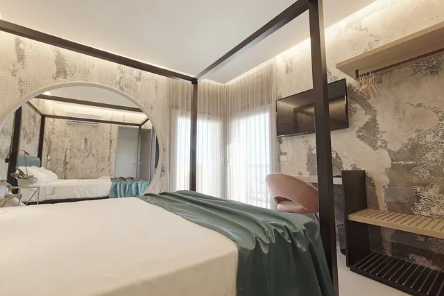 جناح شهر العسل بسرير كوين بإطلالة على البحر بشرفة، Hedoné Design Experience B&B 1/8