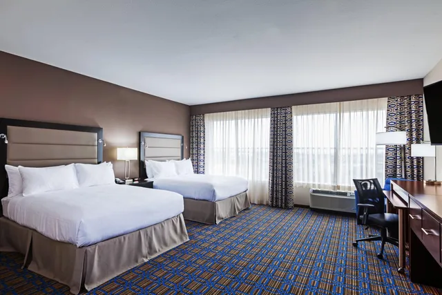 غرفة رباعية بسريرين كوين بحوض استحمام لذوي الإعاقة، Hilton Garden Inn The Colony Dallas 6/9