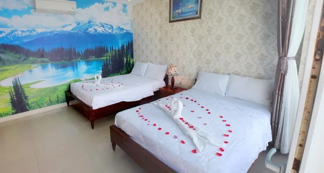 غرفة عائلية بسريرين مزدوجين بإطلالة على الحديقة، Hai Yen Resort 9/10