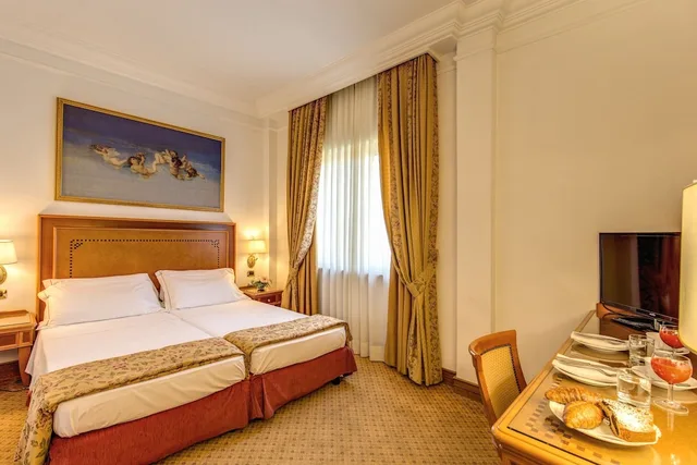 غرفة مفردة بسرير مزدوج، Pinewood Hotel Rome 2/8