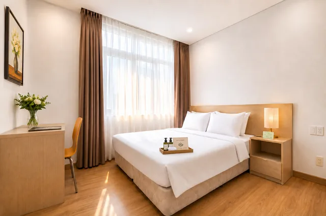 2 Bedrooms, Deluxe, Apartment, City View, G8 Center Hotel Saigon 2/3