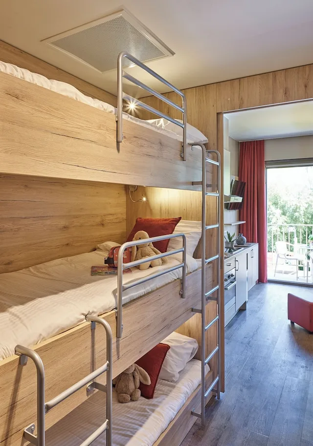 استوديو عائلي بسرير بطابقين مع أريكة، Holiday Suites Westende 4/8