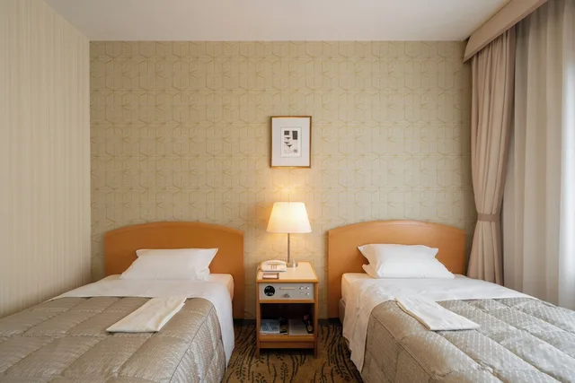 غرفة اقتصادية بسريرين منفصلين، Hotel Okura Niigata 2/2