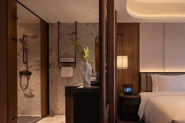 غرفة سوبيريور بسرير كوين، Wyndham Changsha Yanghu 2/2