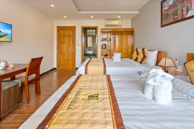 غرفة عائلية بإطلالة على المدينة بشرفة، Hoi An Vi Khoa Villa 8/10