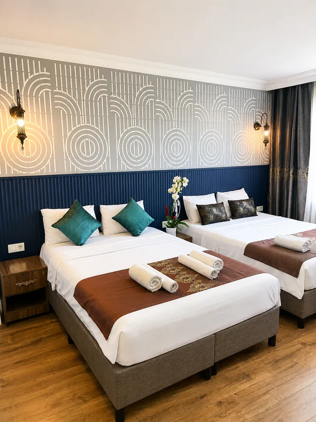 غرفة اقتصادية بسرير مزدوج، De Maree Hotel 1/10