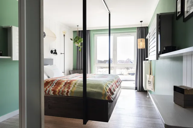 غرفة بسرير مزدوج بشرفة، Beach Motel Spo 3/5