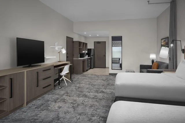 جناح استوديو بسريرين كوين بحوض استحمام لذوي الإعاقة، Home2 Suites by Hilton Ramsey 2/3