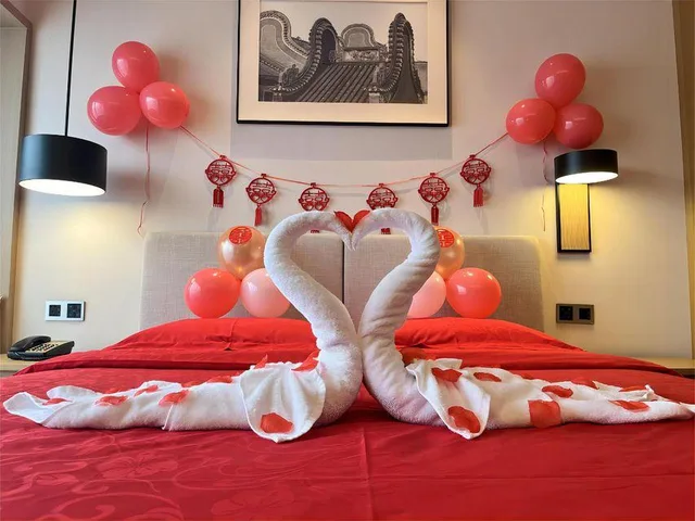 جناح بسرير كوين، KEYPAI HOTEL (Baoneng Guangzhou Arena) 1/1