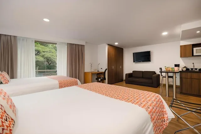 جناح بسريرين منفصلين، Leblon Suites Hotel 3/8