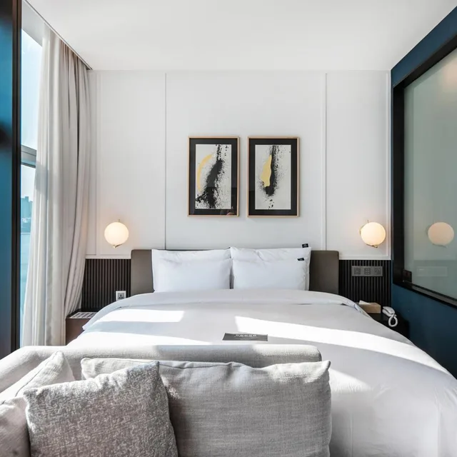 جناح جونيور بإطلالة جزئية على البحر، H Avenue Hotel Gwangali Beach 2/10