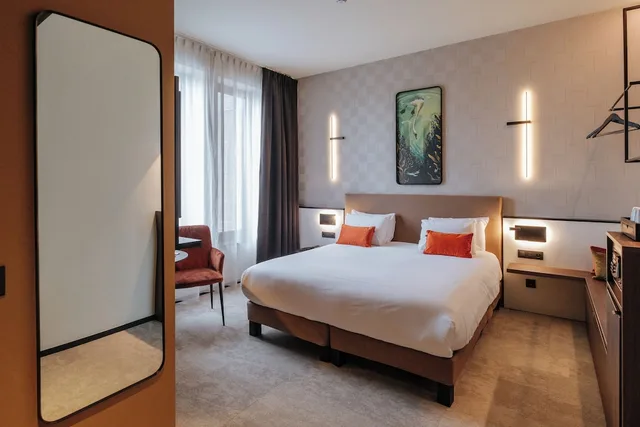 غرفة كلاسيكية بسرير كينج بإطلالة على النهر، Mercure Namur Hotel 7/8