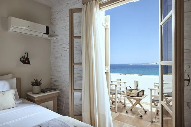 غرفة ديلوكس ثلاثية بإطلالة على البحر، Naxos Magic Village Hotel 8/10