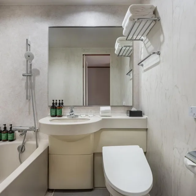 غرفة يابانية غربية قياسية بسرير كوين، ANA Crowne Plaza Chiryu 3/3