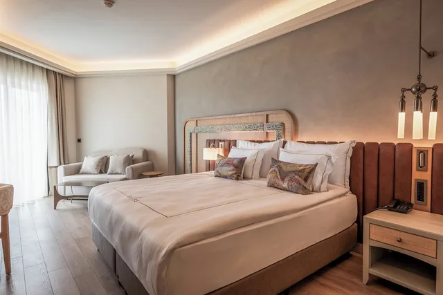 Deluxe, King Bed, Lateral Side Sea View، Adalya Bliss +16 Adult Only 1/10