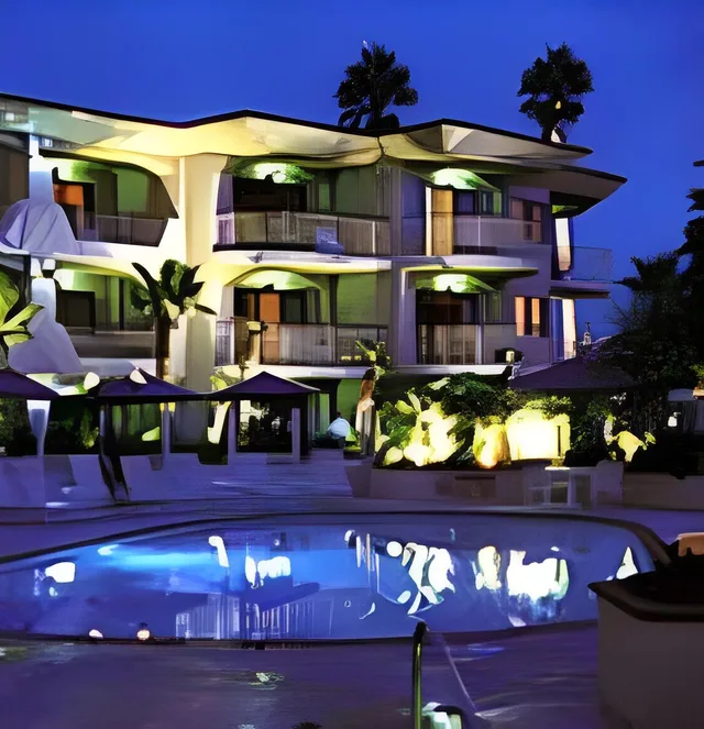 غرفة رباعية بإطلالة جزئية على البحر، Pacific Terrace Hotel 1/1