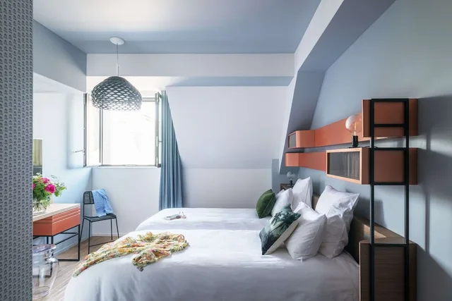 غرفة ديلوكس بسريرين منفصلين، Golden Tulip Saint Malo 1/6
