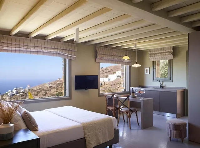 Honeymoon, Mini, Suite, King Bed, Pool and Sea View, Jetted Tub، Aeolis Tinos Suites 6/8