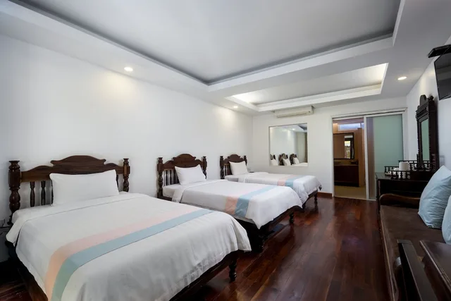 غرفة ديلوكس ثلاثية بثلاثة أسرّة، La Residence WatBo Hotel 8/10