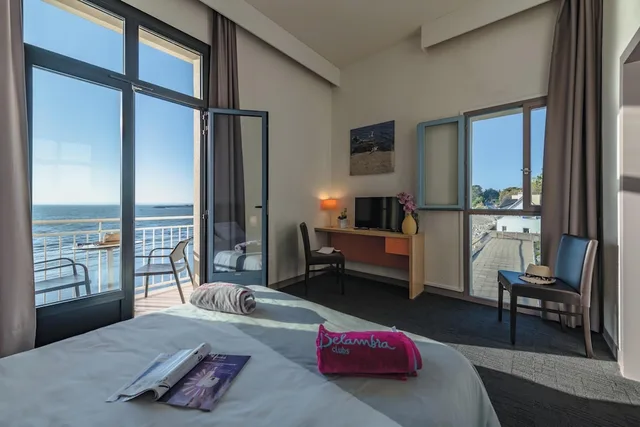 Premium, Triple, 1 Double and 1 Single Bed, Sea View, Balcony, Belambra Clubs Le Grand Hotel de la Mer 5/8