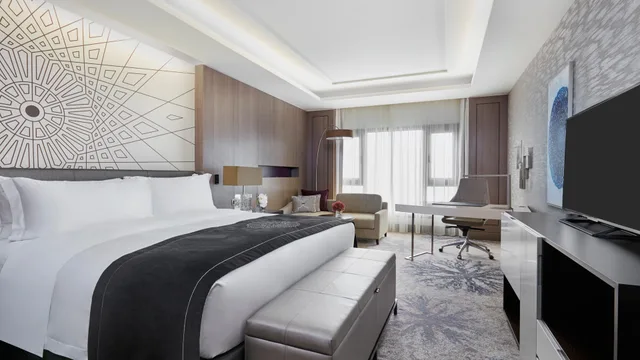 غرفة كلاسيكية مزدوجة بإطلالة على البحر، InterContinental Doha Beach and Spa 1/2