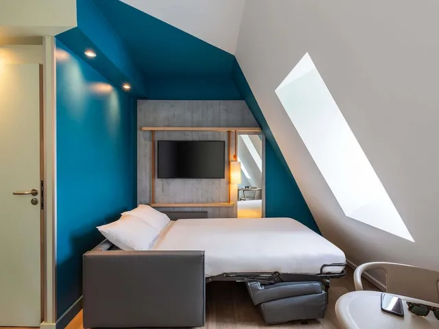 غرفة بسرير مزدوج لذوي الإعاقة، Ibis Budget Paris Clichy Mairie 1/3