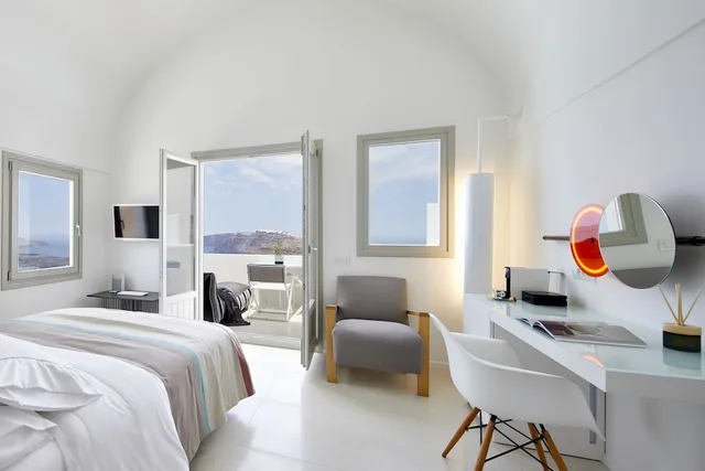 جناح بانورامي بسرير مزدوج بإطلالة، Alti Santorini Suites - Adults Only 1/4