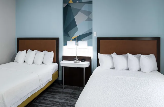 جناح بسريرين كوين مع أريكة لذوي الإعاقة، Hampton Inn and Suites Atlanta Downtown 2/4