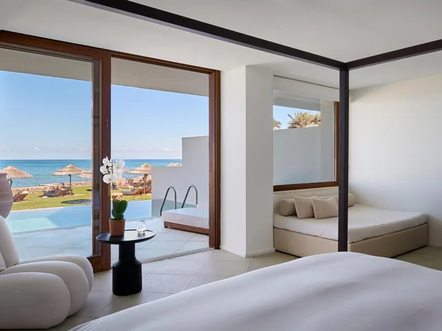 Junior Suite, Deluxe, Bungalow, Sea View, Private Heated Pool، Amirandes, A Resort to Live 2/2