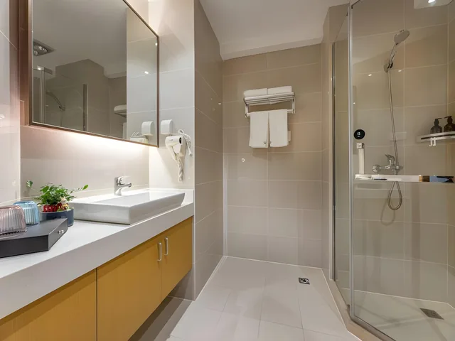 غرفة ديلوكس بسريرين منفصلين، VX Wuxi Xinwu District Administrative Center Wanda Plaza Hotel 2/2