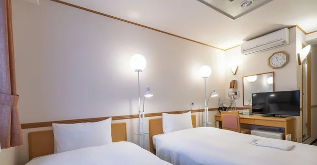 غرفة بسريرين منفصلين للمدخنين، Hotel Endear Gifu 1/1
