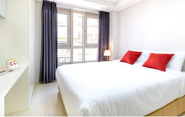 غرفة بريميير بسرير مزدوج، Shin Shin Hotel Seogwipo 1/2