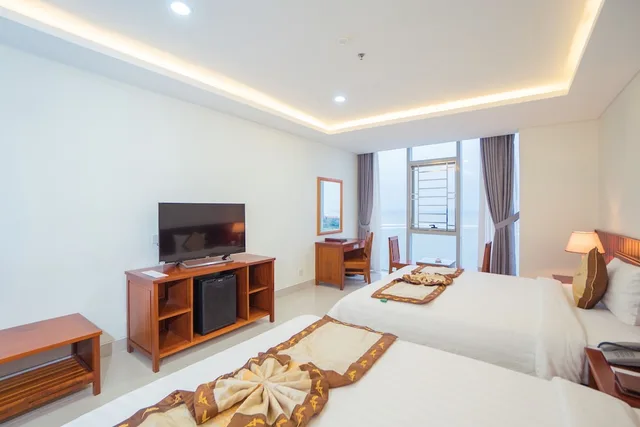 غرفة ديلوكس بسريرين كوين، Vinh Hoang Hotel 4/5
