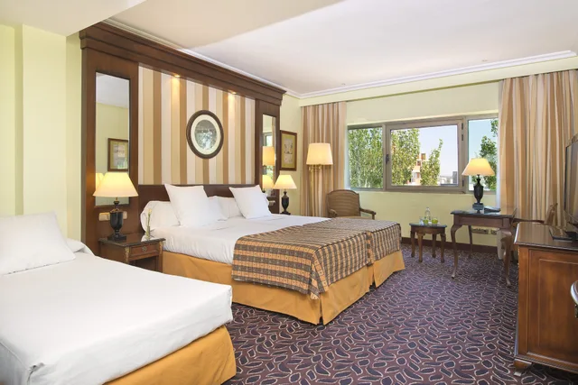 غرفة متصلة سوبيريور بسريرين منفصلين مع أريكة، Melia Madrid Barajas 3/10