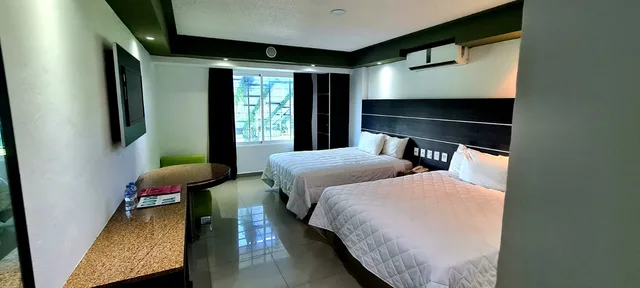 غرفة رباعية بسريرين كوين، Hotel Borda Cuernavaca 2/2