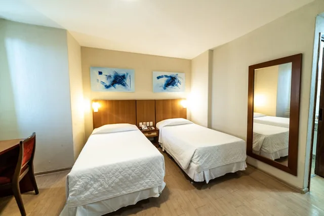 غرفة قياسية بسريرين منفصلين، Hotel Praia Centro 11/17