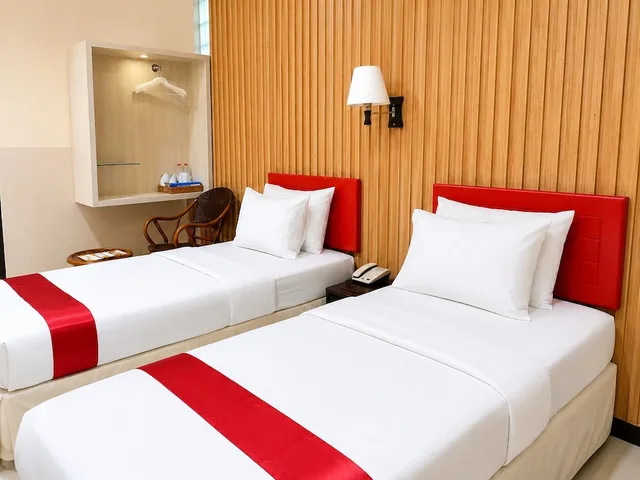غرفة قياسية بسريرين منفصلين، Queen City Hotel 5/10