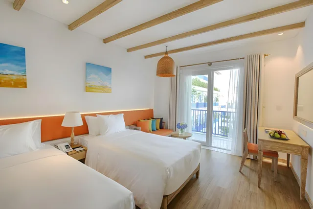 غرفة ديلوكس بسريرين منفصلين بإطلالة على المدينة، Risemount Premier Resort Danang 1/1