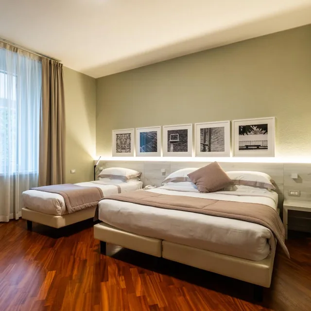 غرفة سوبيريور ثلاثية، Hotel Centrale 3/7