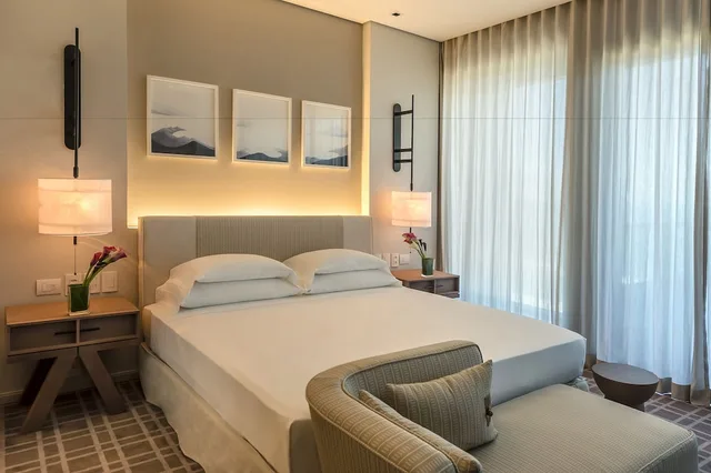 غرفة كلوب بسرير كينج بإطلالة على البحر مع دخول الصالة، Grand Hyatt Rio De Janeiro 4/7