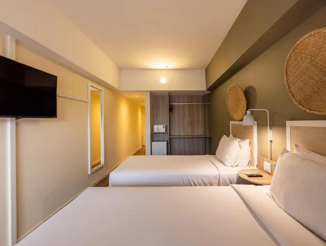 غرفة سوبيريور بسريرين منفصلين بشرفة، B&B Hotel Rio De Janeiro Copacabana Posto 5 4/5