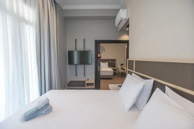 جناح عائلي بسريرين مزدوجين، Pefkaki Boutique Hotel 1/8
