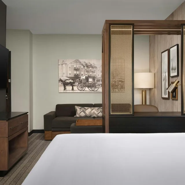 جناح تنفيذي بسرير كينج بإطلالة على الجبل، Springhill Suites By Marriott Steamboat Springs 1/4