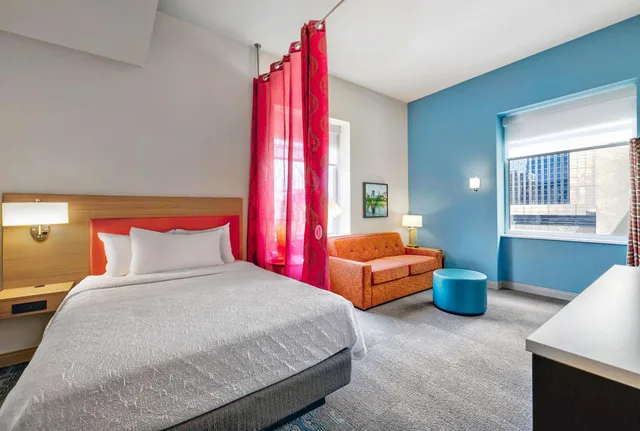 استوديو بسرير كوين مع أريكة، Home2 Suites by Hilton Minneapolis Downtown, MN 3/9