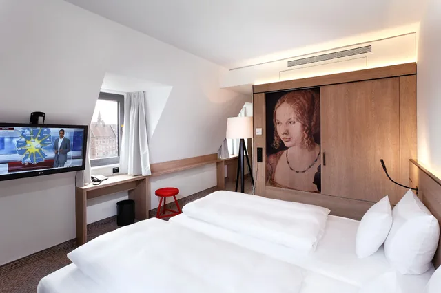 غرفة كومفورت بسريرين منفصلين، Sorat Hotel Saxx Nurnberg 3/5