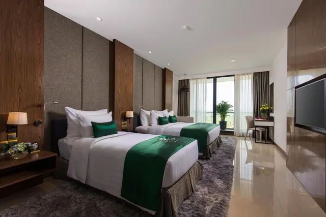 غرفة ديلوكس بسرير مزدوج أو سريرين منفصلين، Dic Star Hotels Resorts Vinh Phuc 2/2